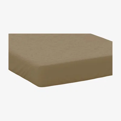 The Range Belledorm Easycare Percale Fitted Sheet - Walnut Whip / Polyester / Twin