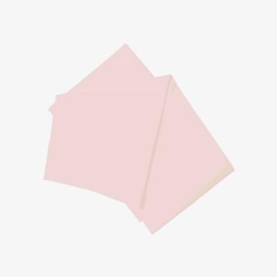 The Range Brushed Cotton Flat Sheet - BM302 - Powder Pink / King