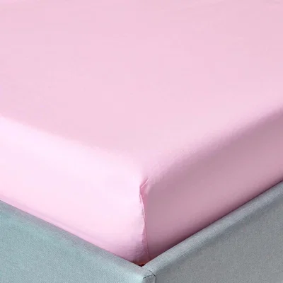 The Range 200 Thread Count Egyptian Cotton Extra Deep Fitted Sheet - Pink / King