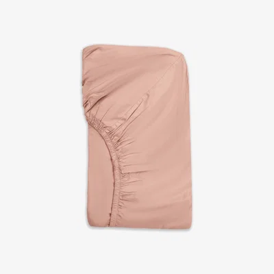 The Range Pure Organic Cotton Fairtrade Fitted Sheet - Percale Finish - Clay Pink