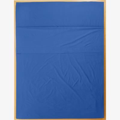 Wolf & Badger Single Flat Sheet In Blue Blue Us Twin Sutram