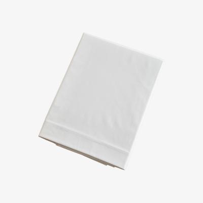 Wolf & Badger Island Double/King Flat Sheet - White | Uk King | London & Avalon