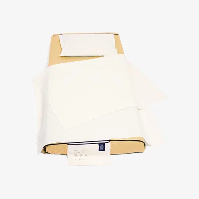 Wolf & Badger Yellow / Orange Mirabelle Travel Bed Sheets | Vous Pouvez Dormir Dans La Grange