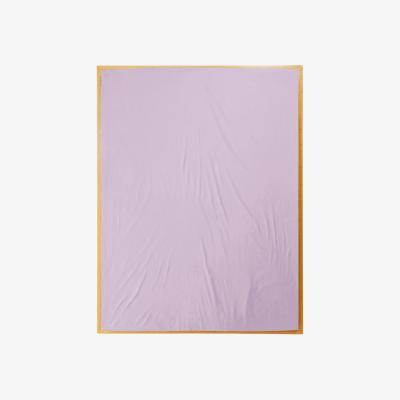 Wolf & Badger Pink / Purple / Grey Single Fitted Sheet In Lilac Us Twin Sutram