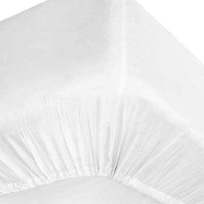 Wolf & Badger House Babylon Single Fitted Sheet - White Uk Single