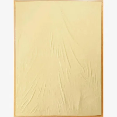 Wolf & Badger Neutrals / Yellow / Orange Single Fitted Sheet In Maize Us Twin Sutram
