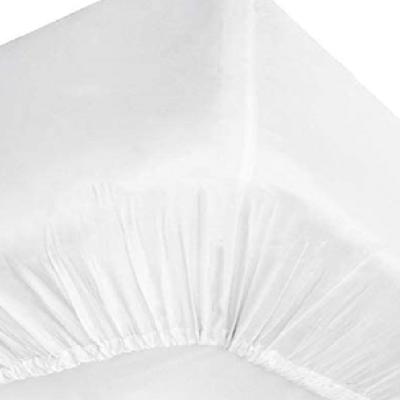 Wolf & Badger House Babylon Double Fitted Sheet - White Uk Double