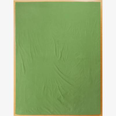 Wolf & Badger Green Single Fitted Sheet In Apple Us Twin Sutram