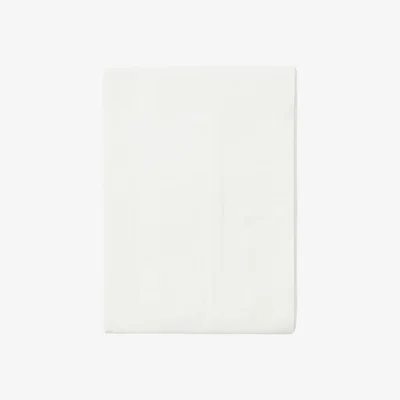 Wolf & Badger White Queen Flat Sheet In Prism Us Queen Sutram