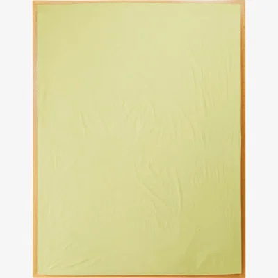 Wolf & Badger Neutrals / Yellow / Orange Single Fitted Sheet In Sulphur Us Twin Sutram