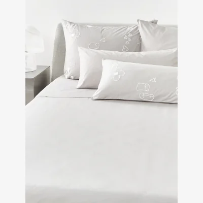 Westwing Westwing Crosby Studios, Cotton Flat Sheet Jouy