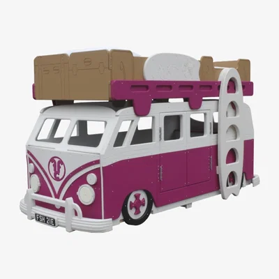 Cuckooland Camper Van Children's Bunk Bed