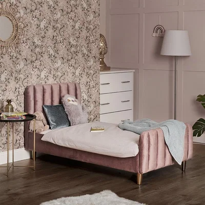 Cuckooland Obaby Gatsby Toddler Bed - Velvet Pink