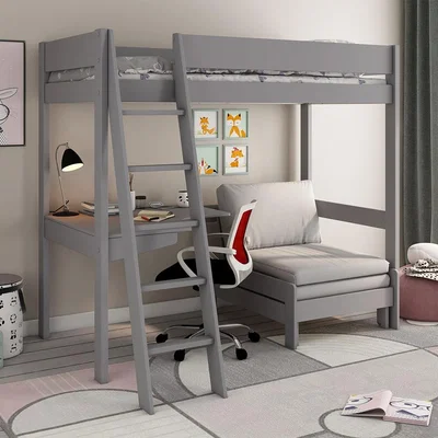 Cuckooland Estella High Sleeper with Sofa Bed & Desk