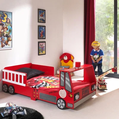 Cuckooland Fire Truck Toddler Bed