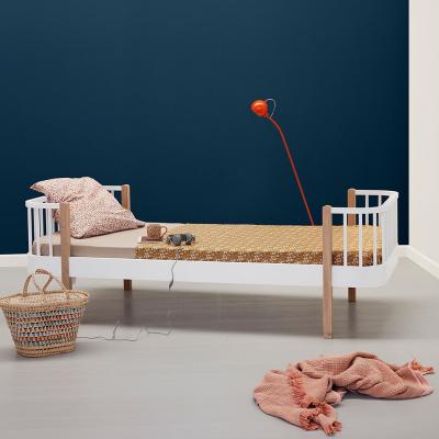 Cuckooland Oliver Furniture Contemporary Wood Original Single Bed in Oak & White