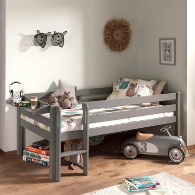 Cuckooland Pino Low Mid Sleeper Bed - Grey