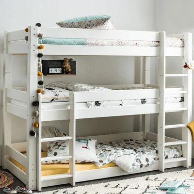 Cuckooland Scandinavia Triple Bunk Bed by Flair Furnishings  - Grey