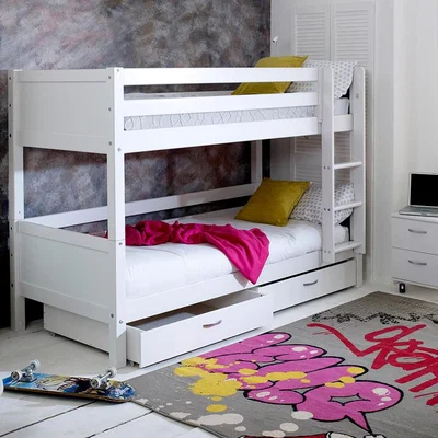Cuckooland Nordic Kids Bunk Bed 2 in White