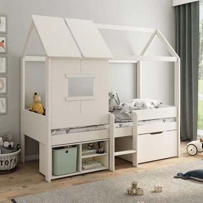 Cuckooland Kids Avenue Mini Playhouse Bed with Storage