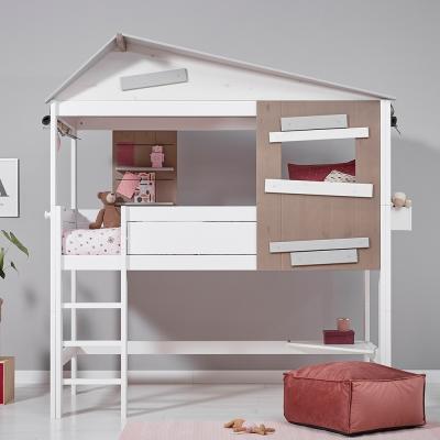 Cuckooland Lifetime The Hideout Mid Sleeper Kids Bed - Lifetime Whitewash