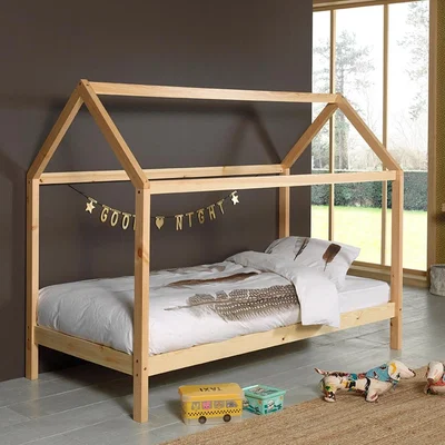 Cuckooland Dallas House Bed - Natural