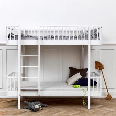 Cuckooland Oliver Furniture Wood Original Children's Luxury Bunk Bed in White