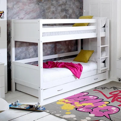 Cuckooland Nordic Kids Bunk Bed 3 in White