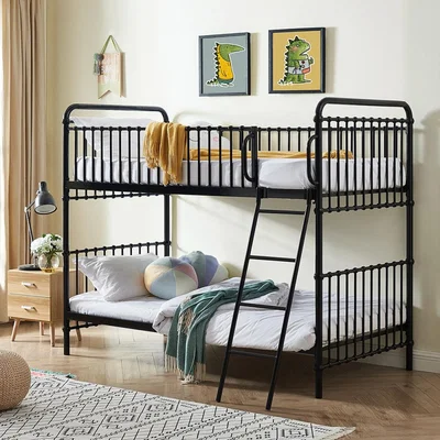 Cuckooland Mungo Metal Bunk Bed - Black