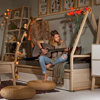 Cuckooland Vox Spot Tipi Bed Frame in Acacia