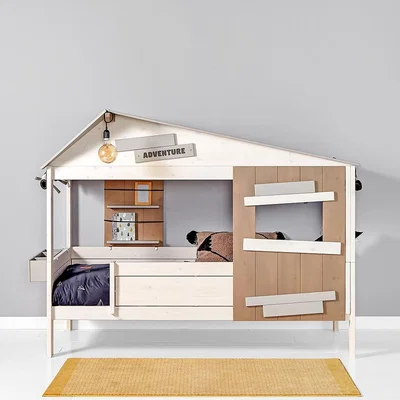 Cuckooland Lifetime The Hideout Kids Bed - Lifetime Whitewash