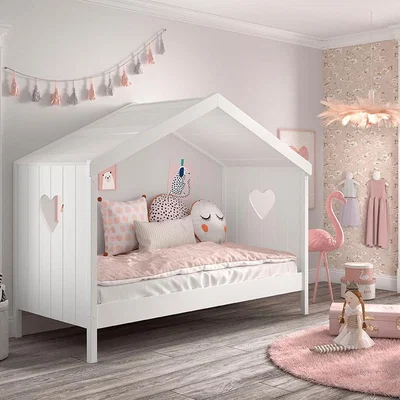Cuckooland Vipack Amori Kids House Bed with Optional Trundle Drawer