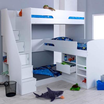 Cuckooland Oscar Triple Bunk Bed by Flair Furnishings