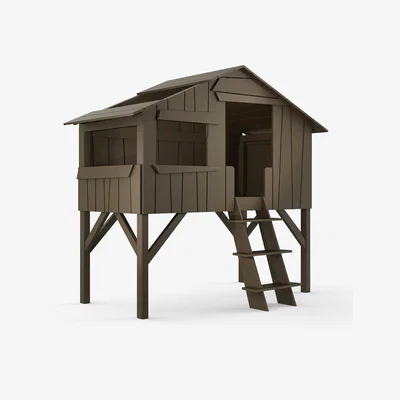 Cuckooland Mathy by Bols Treehouse Single Cabin Bed in Artichoke - Mathy Marsala