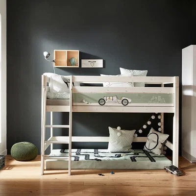 Cuckooland Lifetime Road Race Kids Mid Sleeper - Lifetime Whitewash