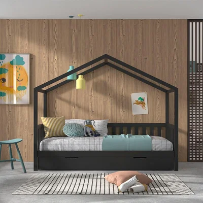 Cuckooland Vipack Dallas Kids Day Bed with Trundle Drawer