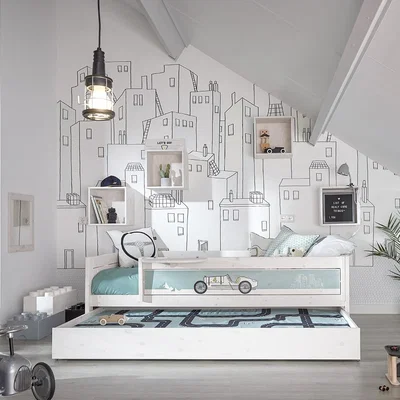 Cuckooland Lifetime Road Race Kids Bed - Lifetime Greywash