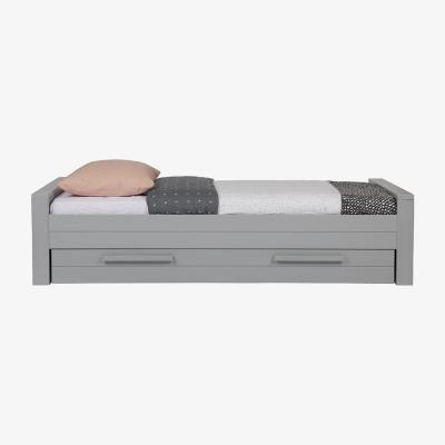 Cuckooland Dennis Kids Single Bed with Optional Trundle Drawer by Woood - Concrete Grey