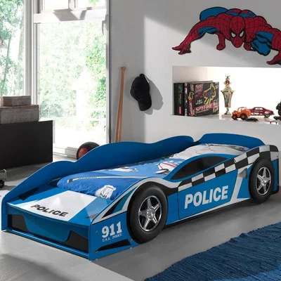 Cuckooland Police Car Toddler Bed