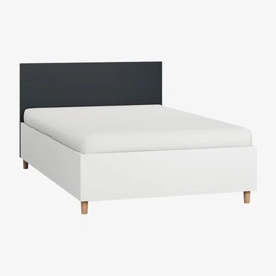 Cuckooland Vox Simple Customisable Small Double Ottoman Bed - Grey