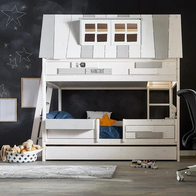 Cuckooland Lifetime Adventure Hangout Kids Bed - Lifetime Whitewash