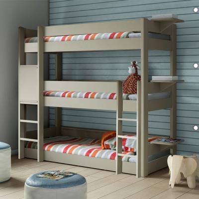 Cuckooland Mathy by Bols Dominique Triple Bunk Bed  - Mathy Pearl Grey