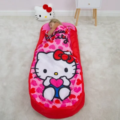 Dunelm Hello Kitty Hearts Inflatable Ready Bed