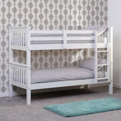 Dunelm Neptune Wooden Bunk Bed White