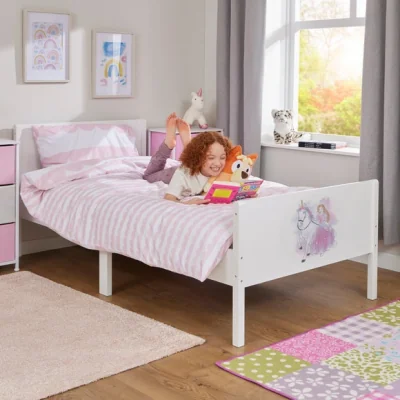 Dunelm Liberty House Toys Princess And Unicorn Single Bed