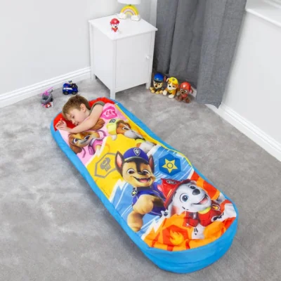 Dunelm Paw Patrol Red Badges Inflatable Ready Bed