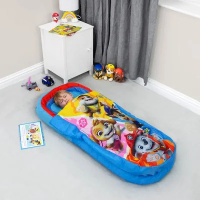 Dunelm Paw Patrol Blue Badges Inflatable Ready Bed