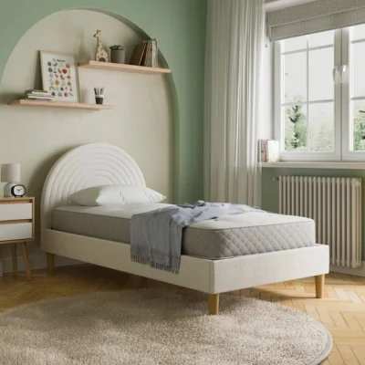 Dunelm Pennie Rainbow Boucle Bed Frame