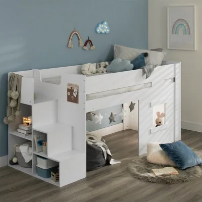 Dunelm Marlowe Mid Sleeper Bed Frame With Storage