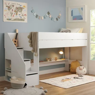 Dunelm Olivia Mid Sleeper Bed Frame With Storage